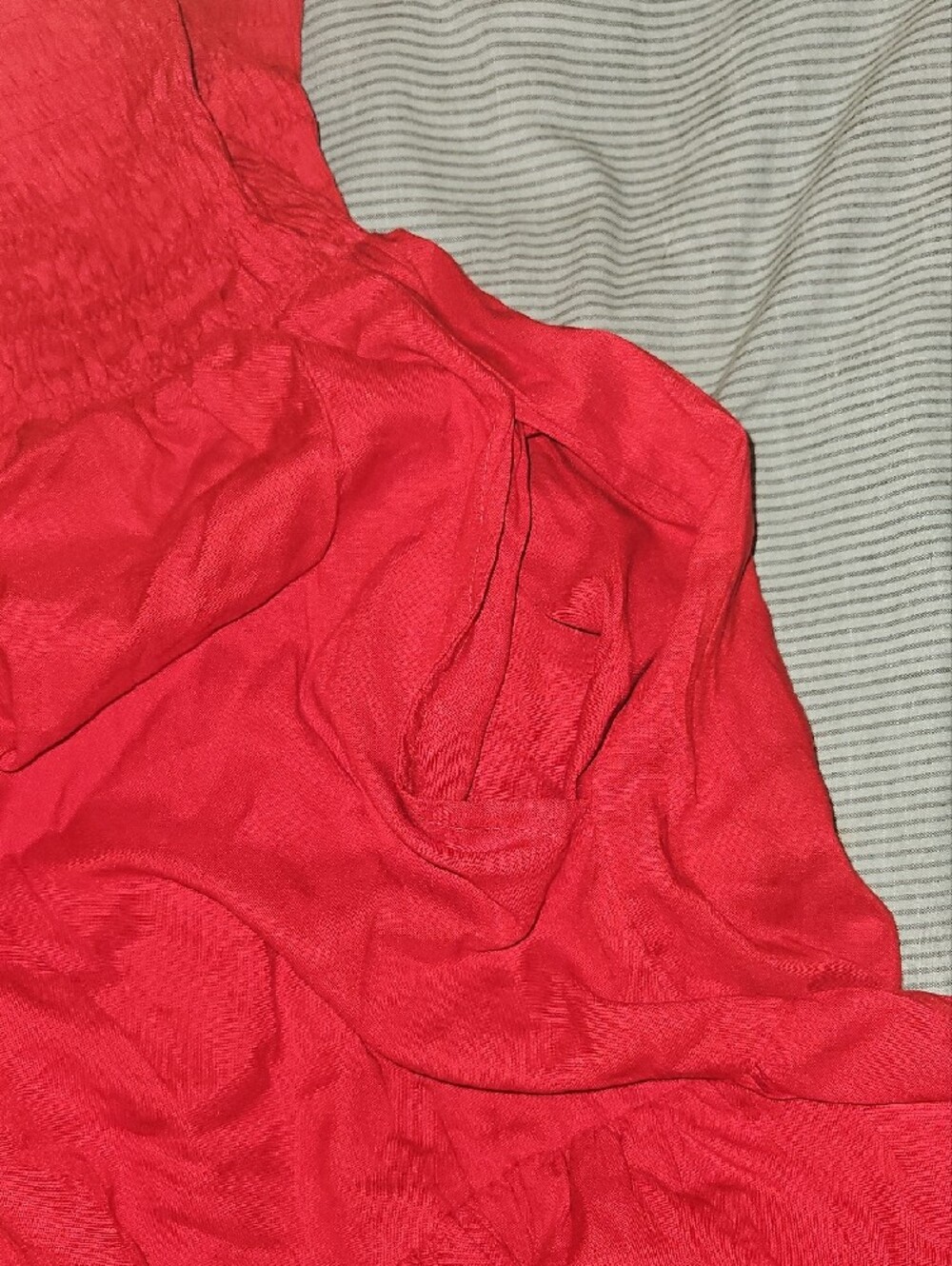 H&M Red Maxi Sundress with Ruffled Straps - Picture 4 of 5